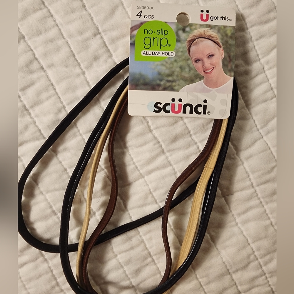 4 pack scrunci headbands